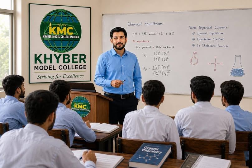 Chemistry class in progress at KMC